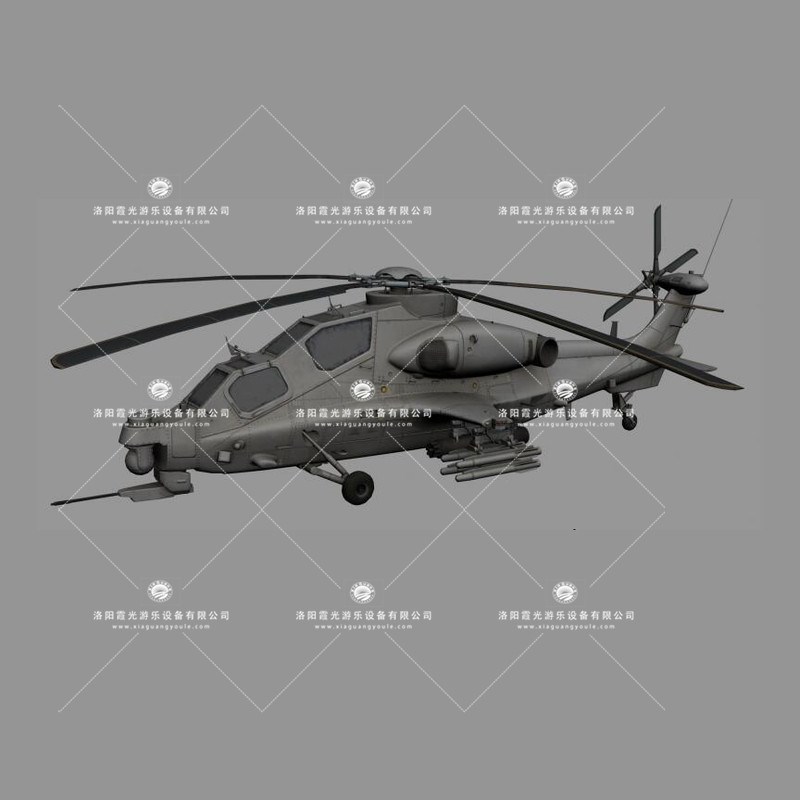 三穗武装直升机3D模型
